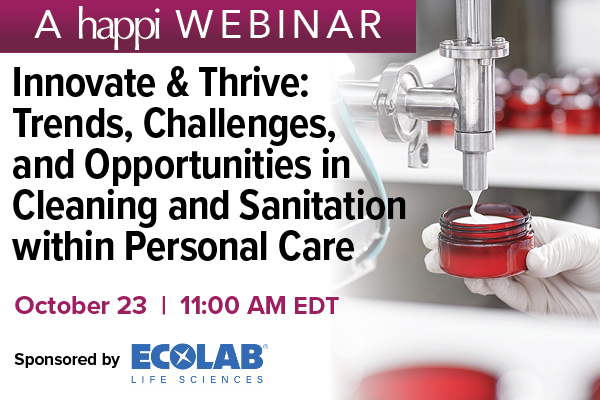 Innovate & Thrive: Trends, Challenges, and Opportunities in Cleaning and Sanitization within Personal Care